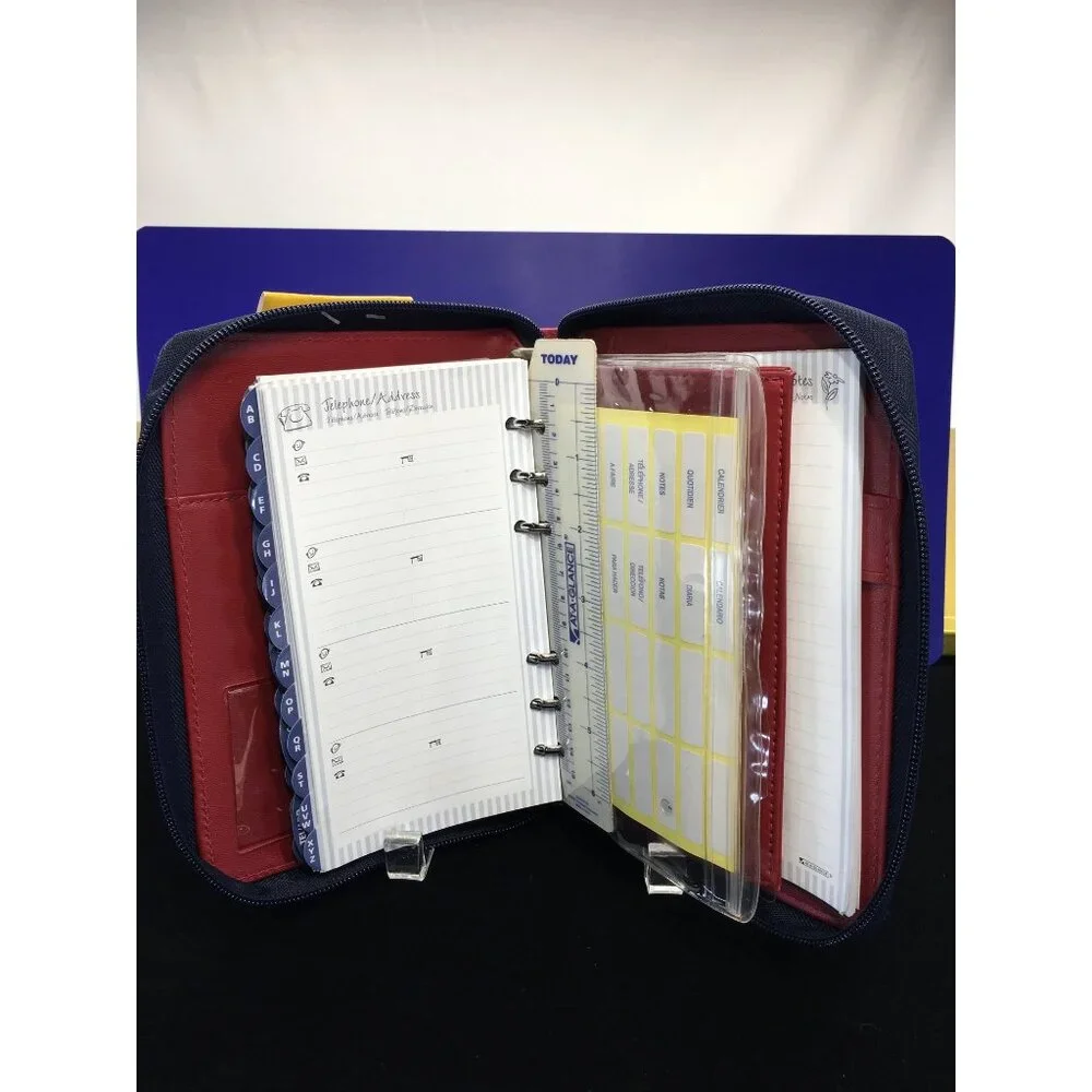 Cambridge Organizer Agenda w/ Removable Wallet Undated Monthly Calendar NEW
